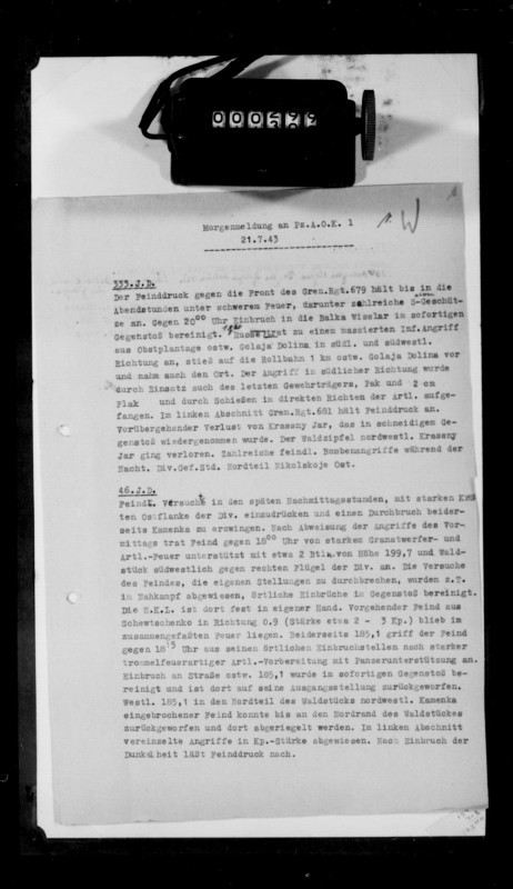 Morgenmeldung XXXX Pz Korps 21.7.1943 1.jpg