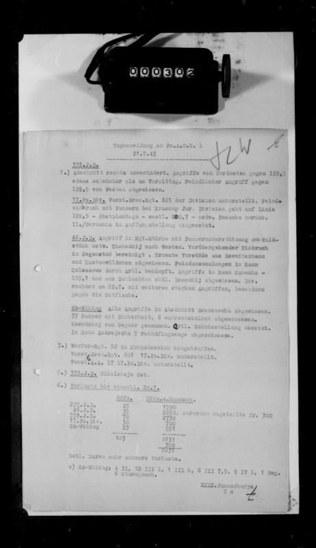Tagesmeldung XXXX Pz Korps 21.7.1943.jpg