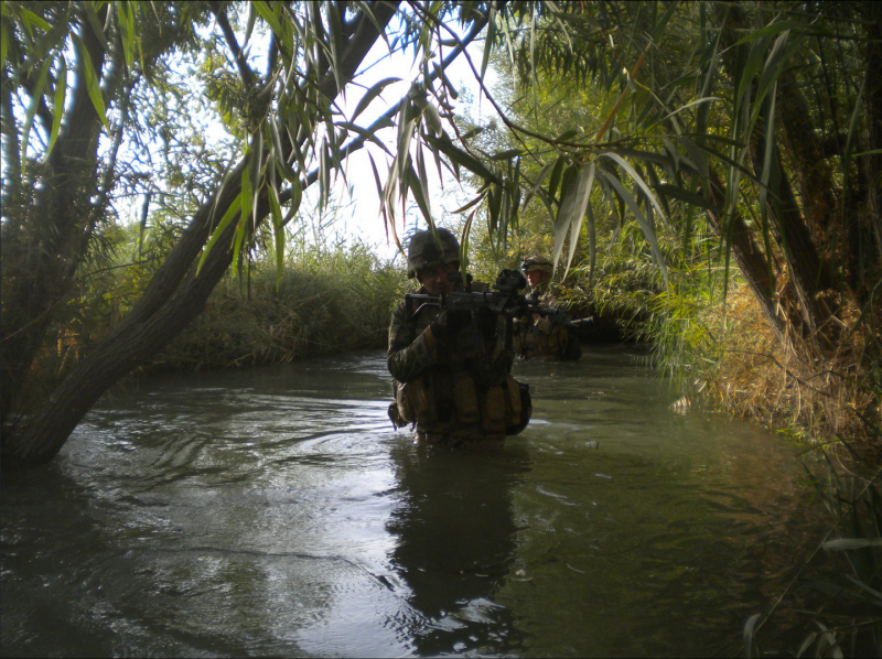 ESTCOY-10 patrolling south of CP Naroon, Afghanistan, 2010.png