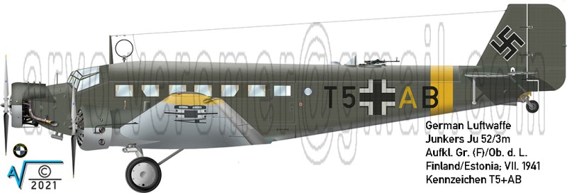 Junkers Ju 52 T5+AB Aufkl Gr (F)  ObdL 1941 PORT v1 (1050px).jpg