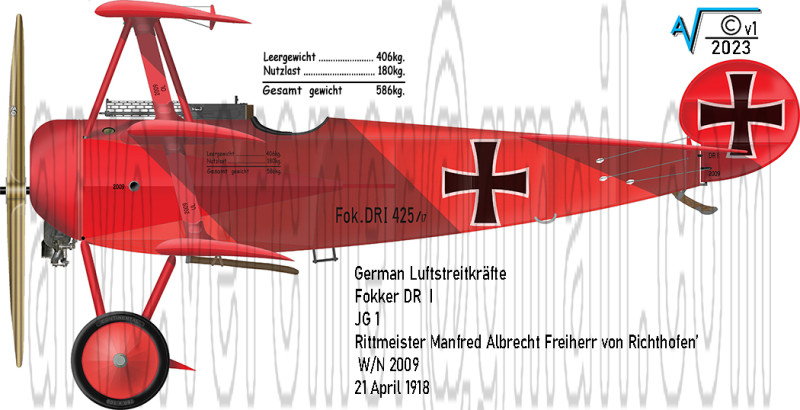 Fokker Dr I Richthofen JG 1 WN 2009 v1 (1050px).jpg