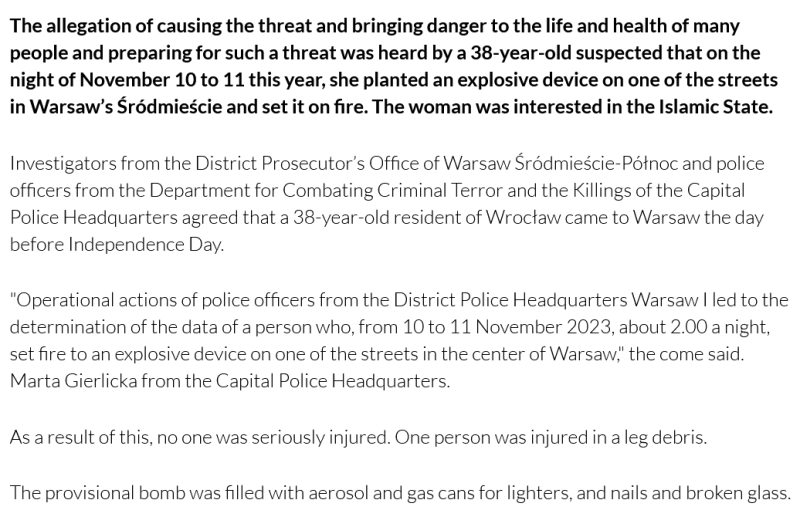 Screenshot 2023-11-20 at 22-56-25 Warszawa. Zarzuty dla 38-latki która podłożyła ładunek wybuchowy w centrum stolicy.png