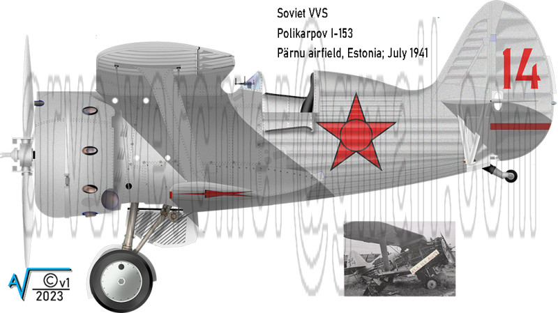 VVS Polikarpov I 153 IAN RED 14 Parnu 1941 (1050px).jpg