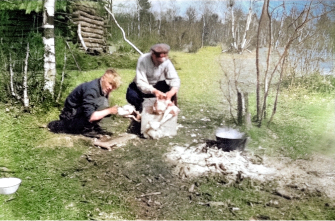 Fotol Redese Toomson ja teine arvatavasti Villi