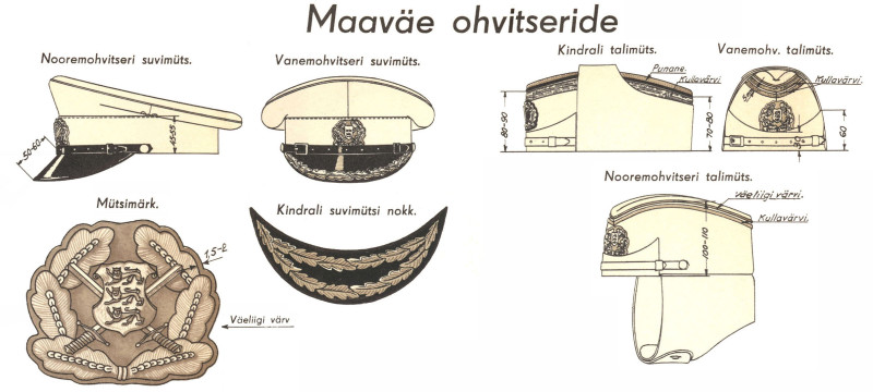 Vaata M1936 mütsimärki.