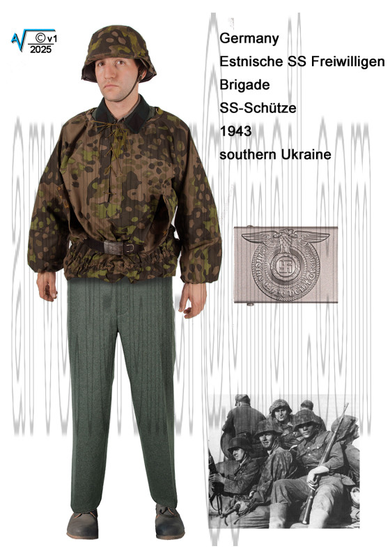 1943 Ukraine Estonian SS 3 Freiwilligen Brig Schutze v1 (1050px).jpg (726.74 KiB) Vaadatud 582 korda 1943 Ukraine Estonian SS 3 Freiwilligen Brig Schutze v1 (1050px).jpg