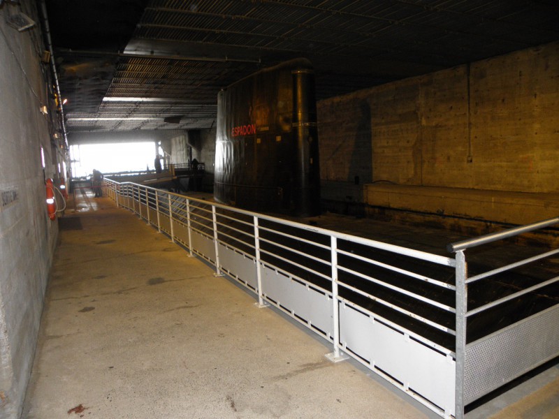 Vanas bunkris pesitsev allveelaev